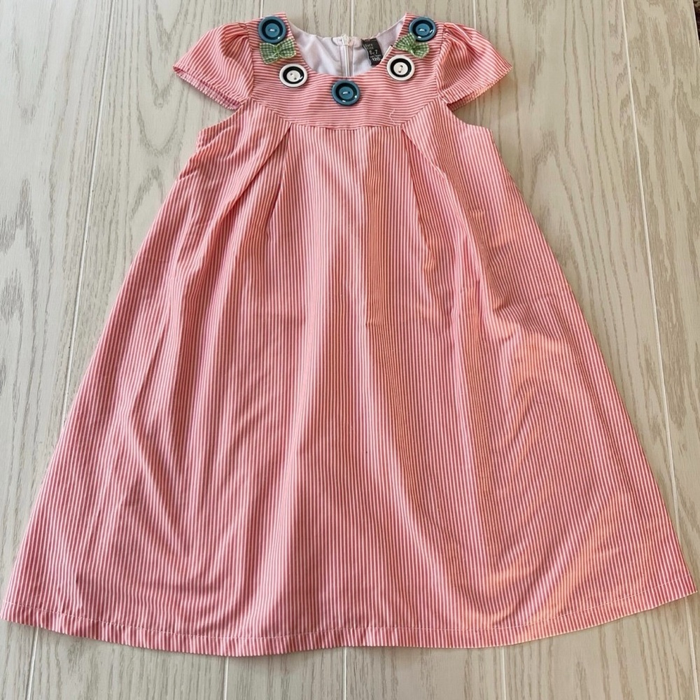 Zara vintage red striped dress 6/7